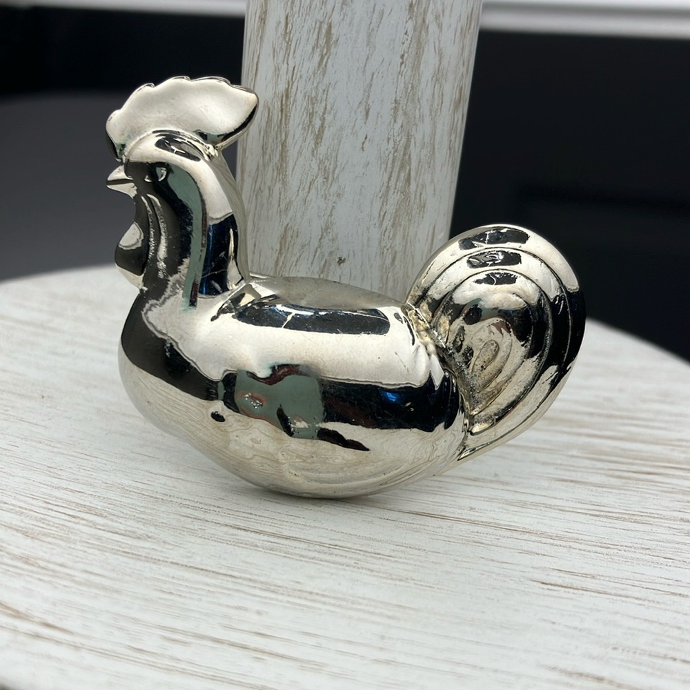 Rooster Brooch